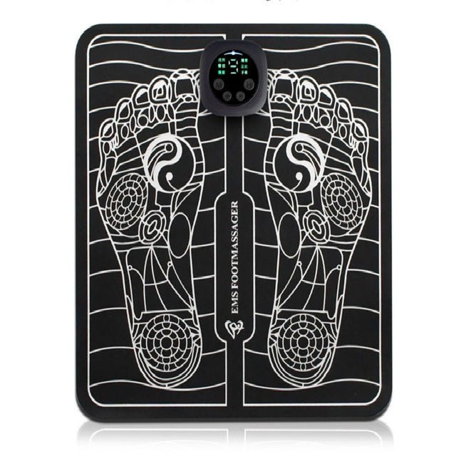 Electric Muscle Stimulator EMS Foot Massager Bioelectric Therapy Acupoint Massaging Body Shaping Mat For Varicose Veins