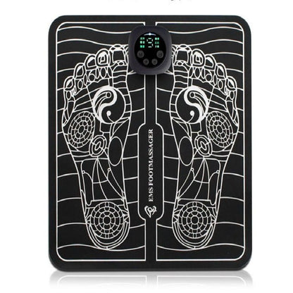 Electric Muscle Stimulator EMS Foot Massager Bioelectric Therapy Acupoint Massaging Body Shaping Mat For Varicose Veins