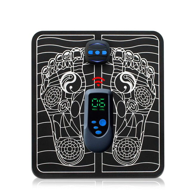 Electric Muscle Stimulator EMS Foot Massager Bioelectric Therapy Acupoint Massaging Body Shaping Mat For Varicose Veins