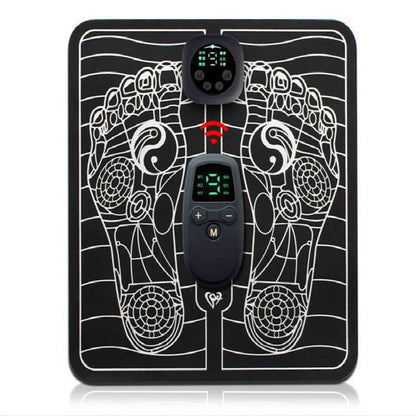 Electric Muscle Stimulator EMS Foot Massager Bioelectric Therapy Acupoint Massaging Body Shaping Mat For Varicose Veins