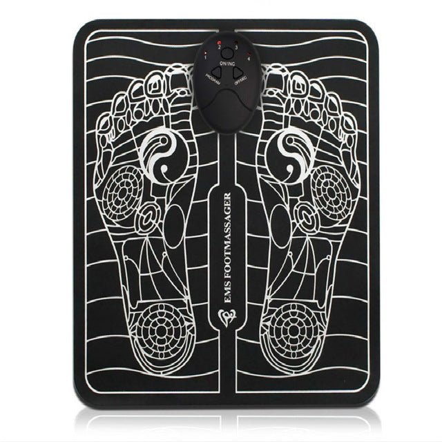 Electric Muscle Stimulator EMS Foot Massager Bioelectric Therapy Acupoint Massaging Body Shaping Mat For Varicose Veins