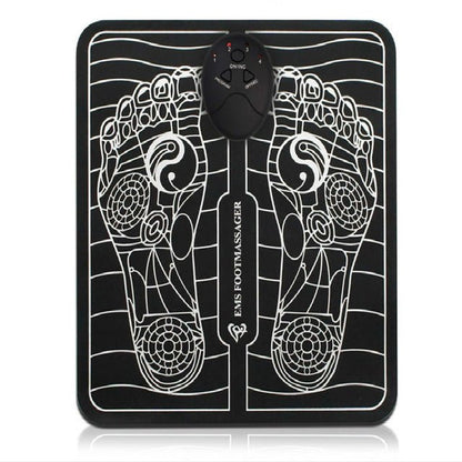 Electric Muscle Stimulator EMS Foot Massager Bioelectric Therapy Acupoint Massaging Body Shaping Mat For Varicose Veins