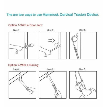 Hammock Neck Massager, stand for Neck Traction,  Hamac cervicales to Reduce Neck Pain Relief Relaxation