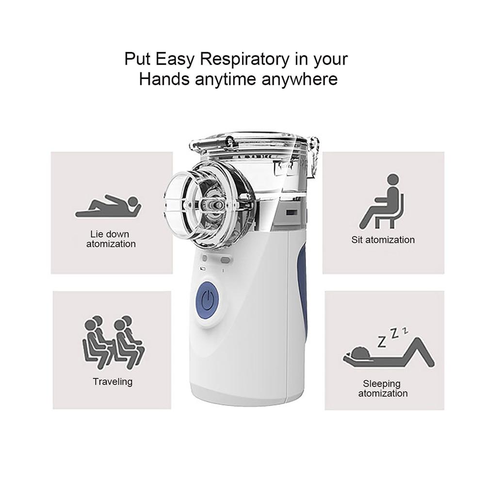 Portable Handheld Nebulizer - Alleviate Asthma & Respiratory Symptoms Mist Inhaler and Atomizer SP