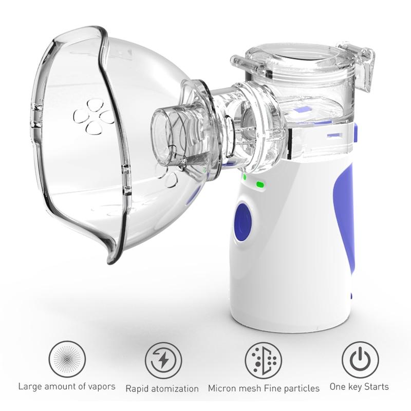 Portable Handheld Nebulizer - Alleviate Asthma & Respiratory Symptoms Mist Inhaler and Atomizer SP