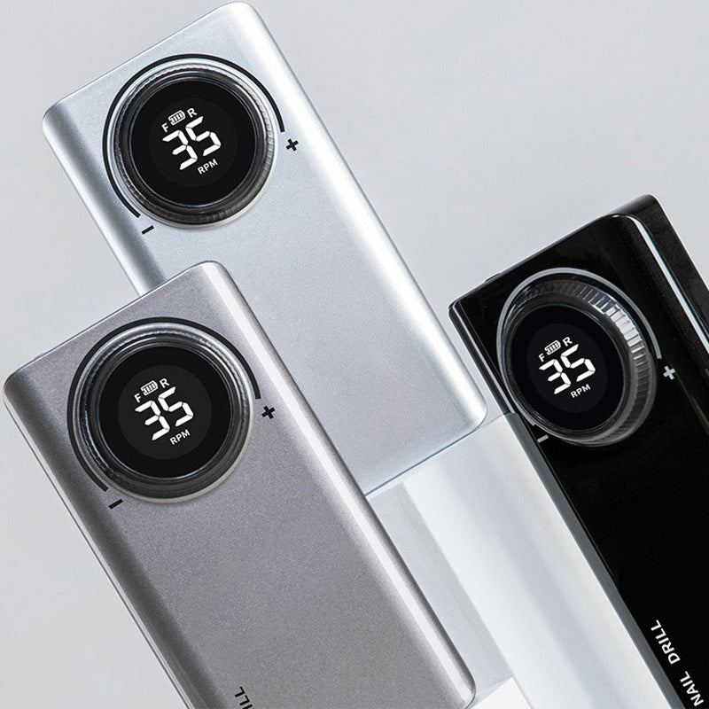 Rechargeable Electric Nail Drill Machine, Pro Portable Manicure Pedicure