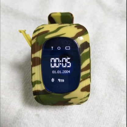 INFATUAT- Gift Store  Camouflage yellow / China Smart GPS  Tracking Kids Watch