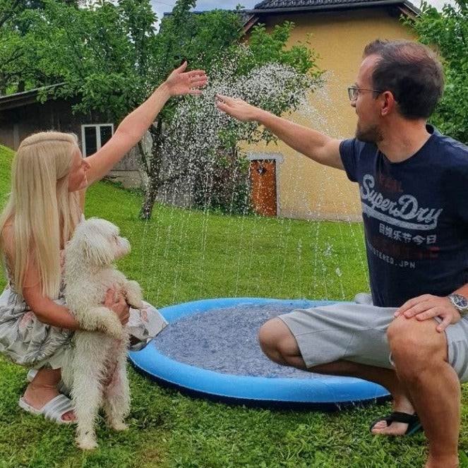 The Splashy Mat, Summer Sprinkle Pad for Pets and Kids