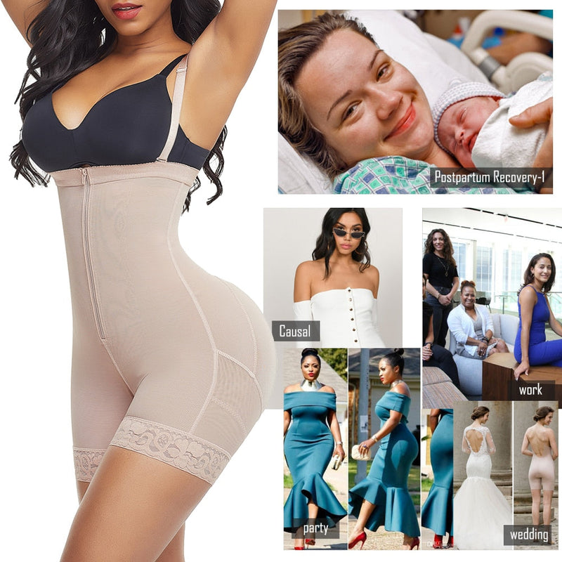 Butt Lifter Body Shaper Fajas Colombians Waist Trainer Slimming Underwear Shapewear Tummy Control Panties Postpartum Corset