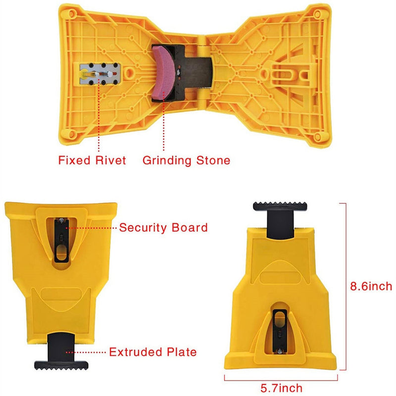 Chainsaw Sharpener, Chainsaw Chain Sharpener, Chainsaw Blade Sharpener, Saw Teeth Sharpener Kit, Saw Sharpening Stone, Chain Stone Grinder