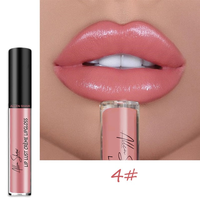 12 Color Cream Texture Waterproof Lipstick