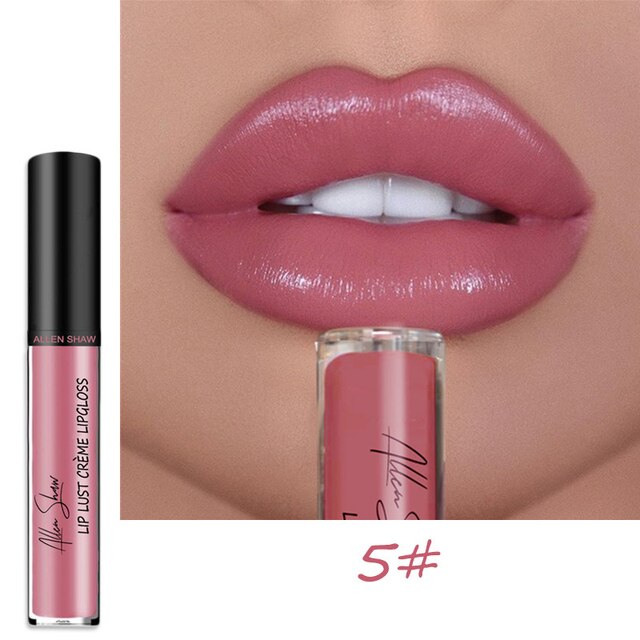 12 Color Cream Texture Waterproof Lipstick