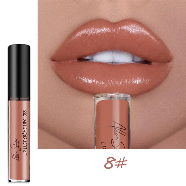 12 Color Cream Texture Waterproof Lipstick