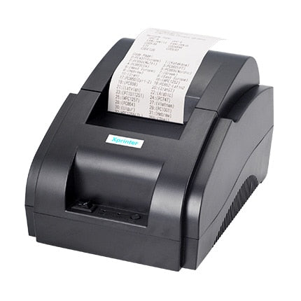 Tiny Office Printer, 58mm Bluetooth Receipt Barcode Bill Printer Thermal Usb Port Mini Desktop & Phone Printer