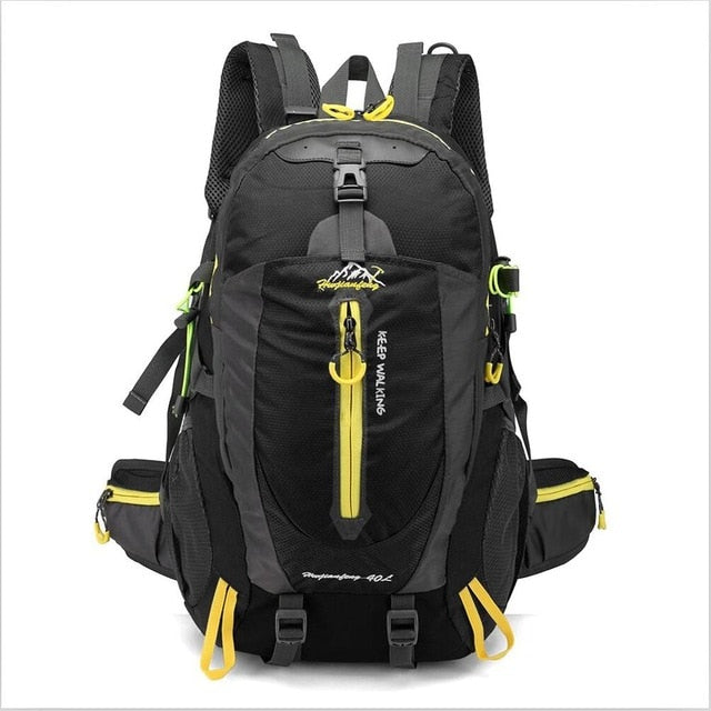 Outdoor Waterproof Backpack 40L, Dry Climbing Bag For Camping, Hiking Kayaking- For Women & Men