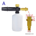 Powerfull Snow Foam Lance High Pressure Washer Car Wash Grime Cannon Professional Sprayer sudsy Soup Foam Hand Gun Dust