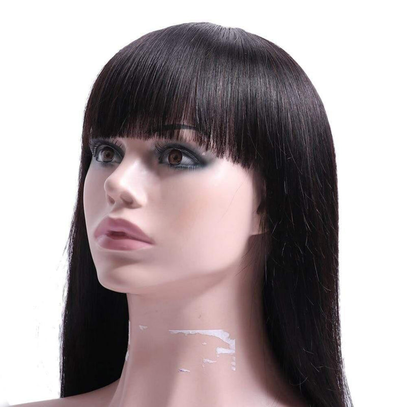 Human Hair Wigs With Bangs for Women - Mebazo