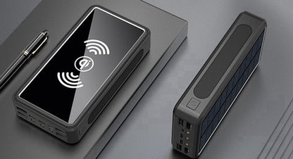 Ultimate Wireless Waterproof Solar Powerbank 50,000 mAh for Camping, Hiking, Trips