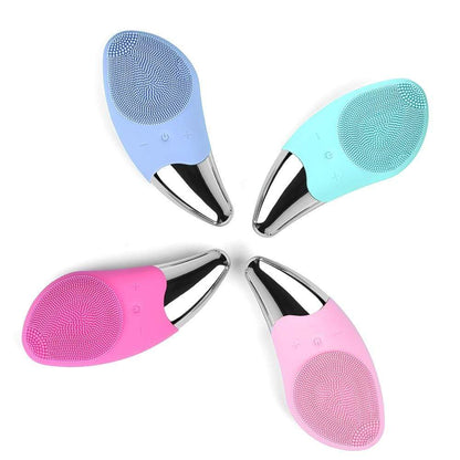 Smart Ultrasonic Silicone Face Cleaner Brush Beauty Tool - Mebazo