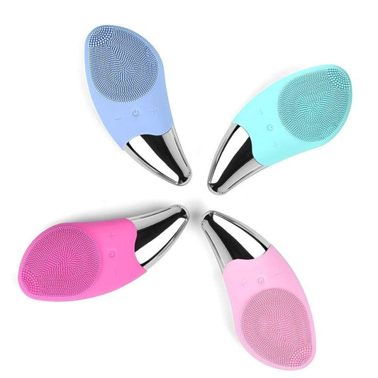 Smart Ultrasonic Silicone Face Cleaner Brush Beauty Tool - Mebazo