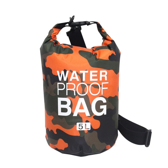 Waterproof Kayaking Backpack - Outdoor Camo Dry Bag, Duffle backpack for kayaking, hiking, camping, fishing & beach