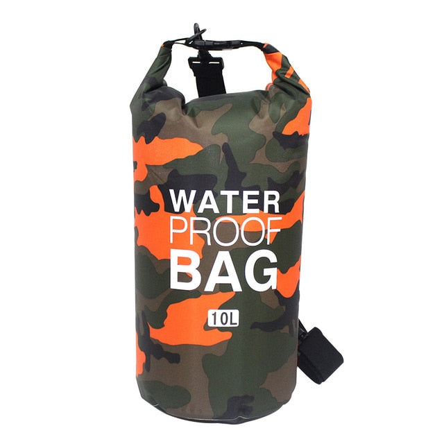 Waterproof Kayaking Backpack - Outdoor Camo Dry Bag, Duffle backpack for kayaking, hiking, camping, fishing & beach