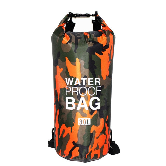 Waterproof Kayaking Backpack - Outdoor Camo Dry Bag, Duffle backpack for kayaking, hiking, camping, fishing & beach