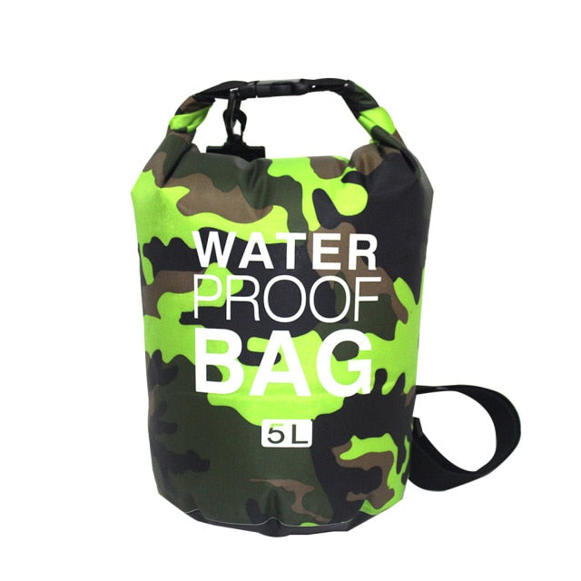 Waterproof Kayaking Backpack - Outdoor Camo Dry Bag, Duffle backpack for kayaking, hiking, camping, fishing & beach