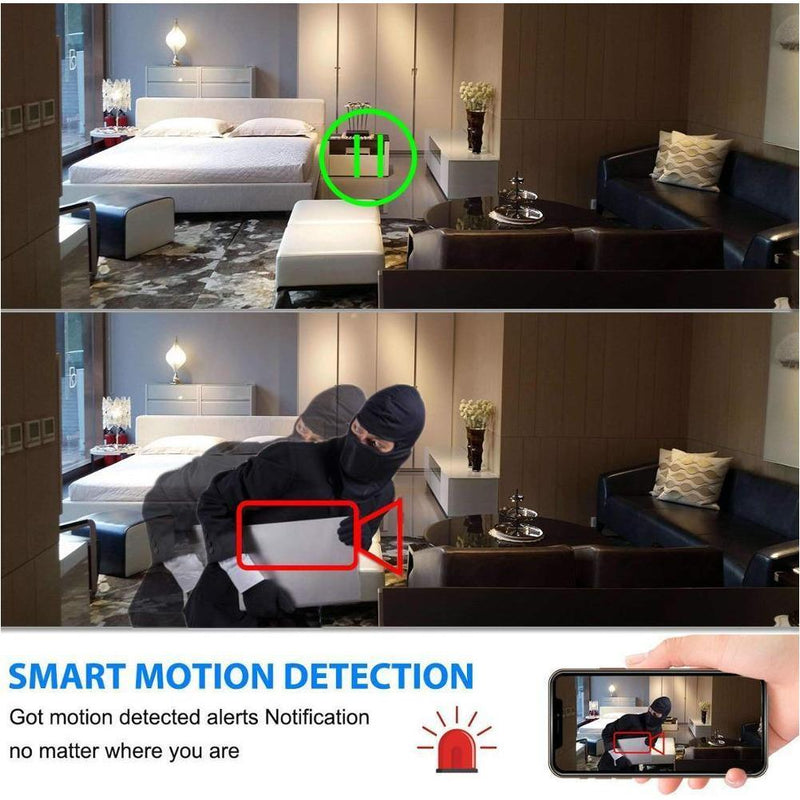 Smart WiFi Security Camera Digital Alarm Clock - beyondtheinfinity.com