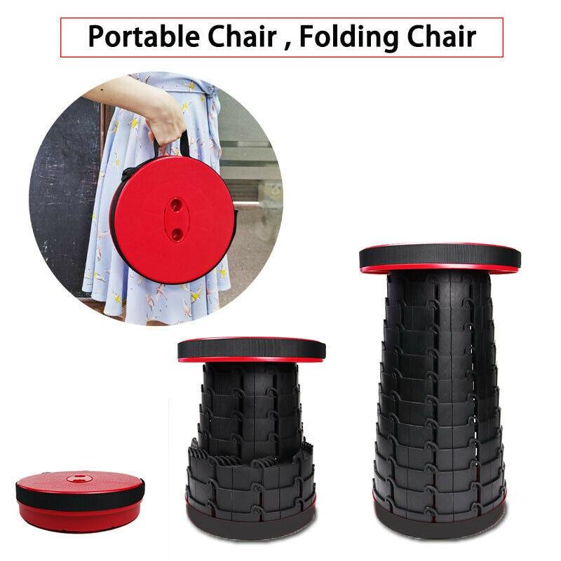 Telescopic Folding Stool Heavy Duty Portable