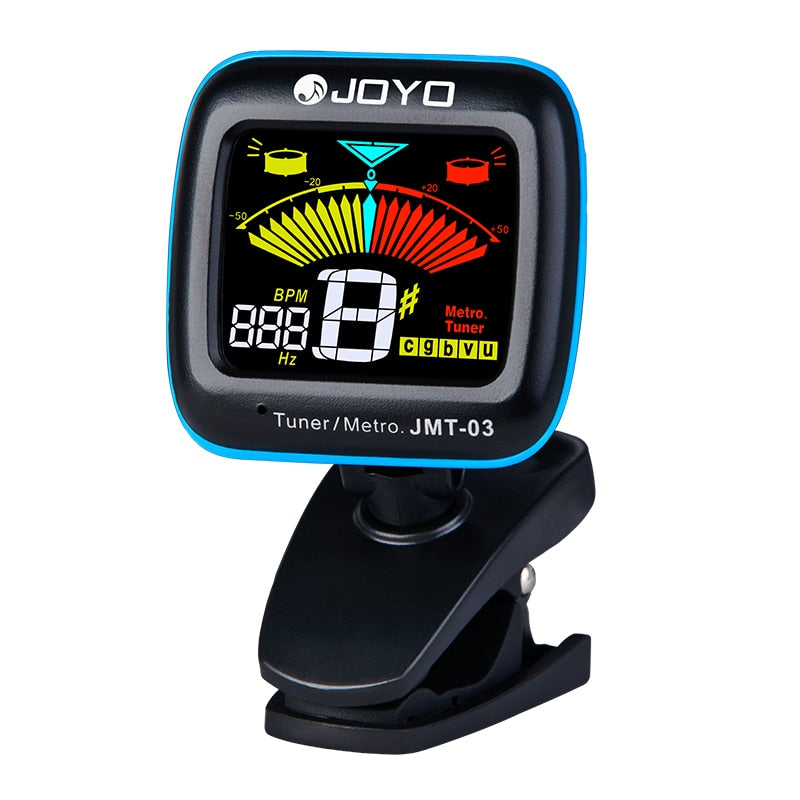 Clip-on Guitar Tuner Metronome Color Display Digital Guitar Tuna for Acoustic Guitar Bass Ukulele Guitar Parts