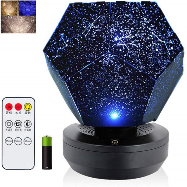 Galaxy Star Projector in Black Galaxy Projector - Ocean Wave Projector Night Light Built-in Music Speaker and Remote Controller