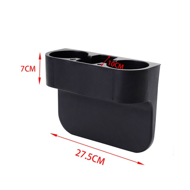 Multifunctional Car Seat Organizer: Between Front Seats Organizer, Leather Car Seat Gap Storage Box, Cup holder