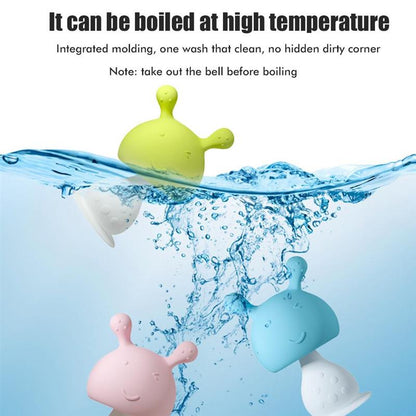 Silicone Baby Mushroom Teether Toy Baby Rattle Toy Molar Toy Soft Safety Molar Gums Toy