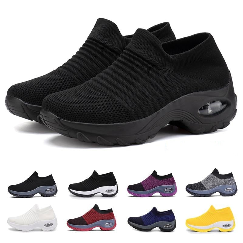 Women Orthopedic Bunion Corrector Sneaker Shoes, Lace Up Walking Running Shoes Platform Sneakers