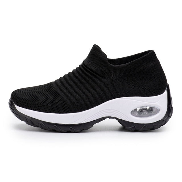 Women Orthopedic Bunion Corrector Sneaker Shoes, Lace Up Walking Running Shoes Platform Sneakers