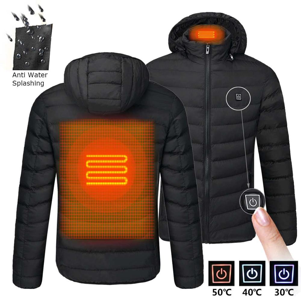 Unisex Winter Warm Heated Jacket / 11 heating areas, Heated Jacket, Electric Heated Jacket, Rechargeable Jacket
