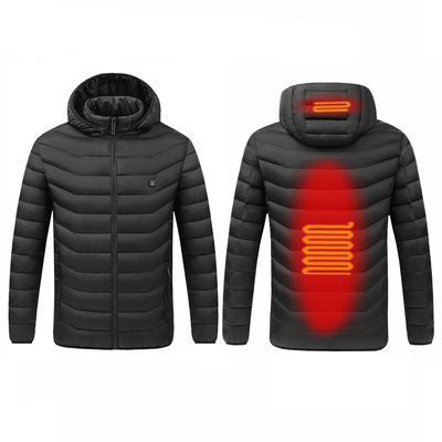 Unisex Winter Warm Heated Jacket / 11 heating areas, Heated Jacket, Electric Heated Jacket, Rechargeable Jacket