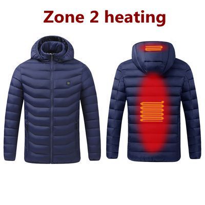 Unisex Winter Warm Heated Jacket / 11 heating areas, Heated Jacket, Electric Heated Jacket, Rechargeable Jacket