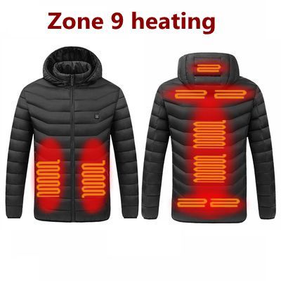 Unisex Winter Warm Heated Jacket / 11 heating areas, Heated Jacket, Electric Heated Jacket, Rechargeable Jacket