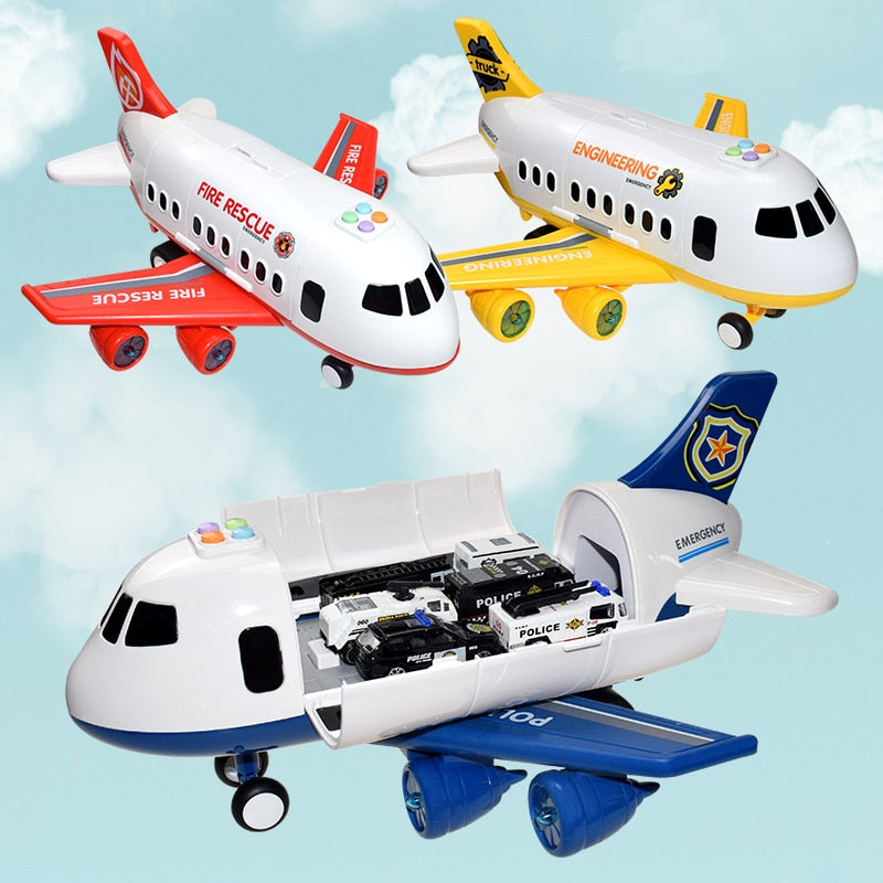 Airplane Toys Model For Boys Kids Toddlers Gift Simulation, Aircraft Plane Kids Airliner Cargo Plane Jet