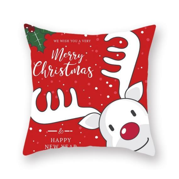 Santa pillowcase Happy New Year Xmas Gifts Christmas Decor For Home Merry Christmas Ornament Navidad Natal Xmas Gifts