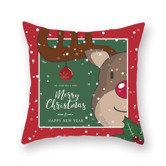 Santa pillowcase Happy New Year Xmas Gifts Christmas Decor For Home Merry Christmas Ornament Navidad Natal Xmas Gifts