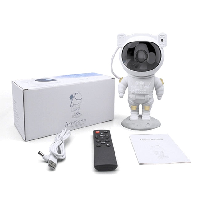 Astronaut Star Projector Night Light, Kids Galaxy Nebula Night Light Projector with Timer and Remote Control, Starry Night Light Projector