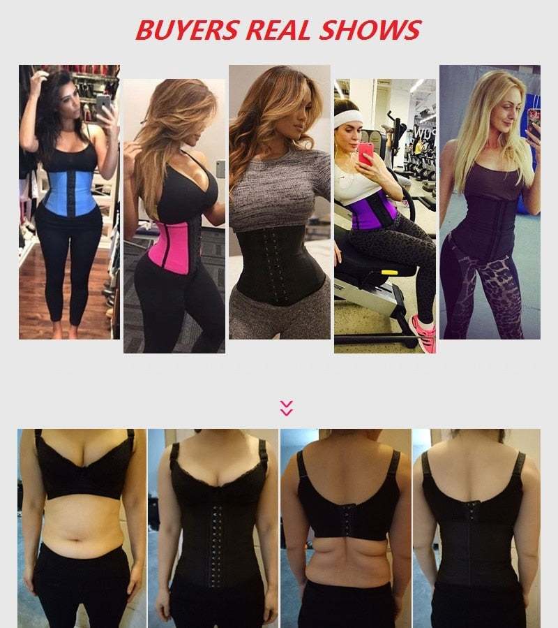 Waist Trainer Corset Kim Shapewear Body Shaper Cincher Faja "KIM" Sport Waist Trainer