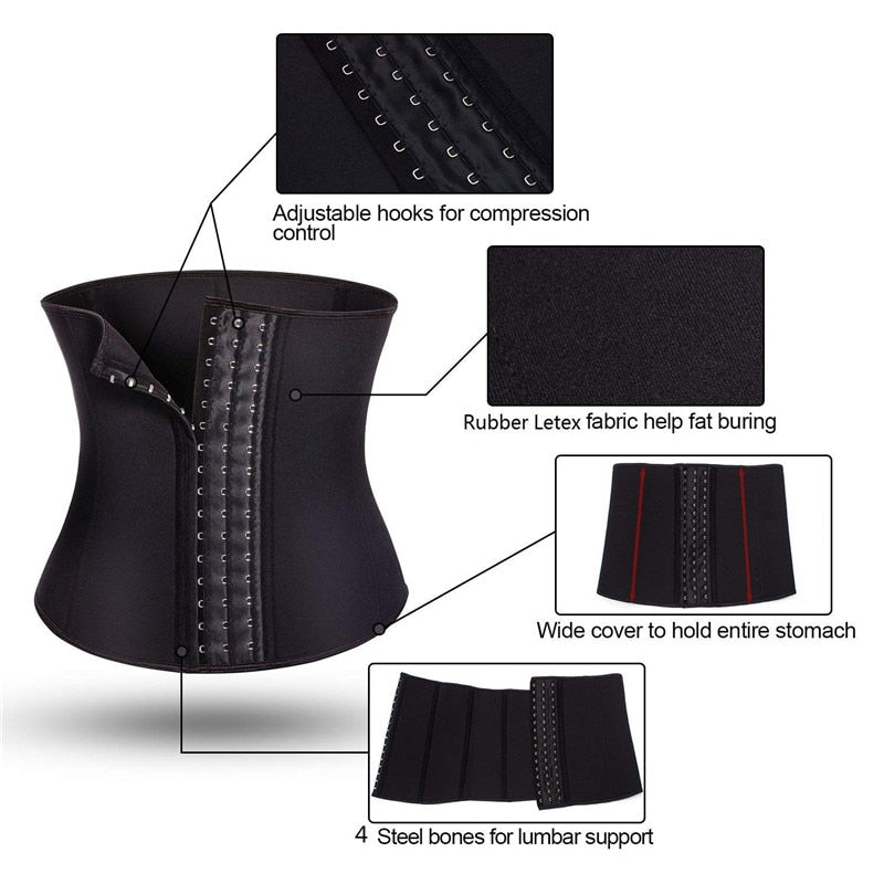 Waist Trainer Corset Kim Shapewear Body Shaper Cincher Faja "KIM" Sport Waist Trainer