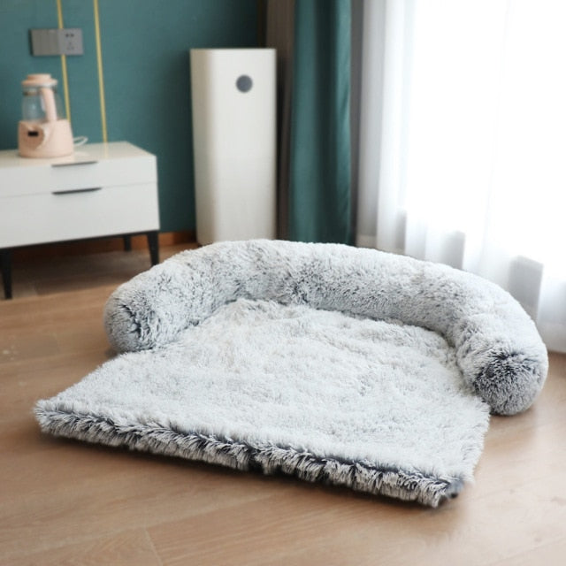 Calming Furniture Protector for Dogs & Pets Soft and Washable Dog Mat for Sofa Bed Couch