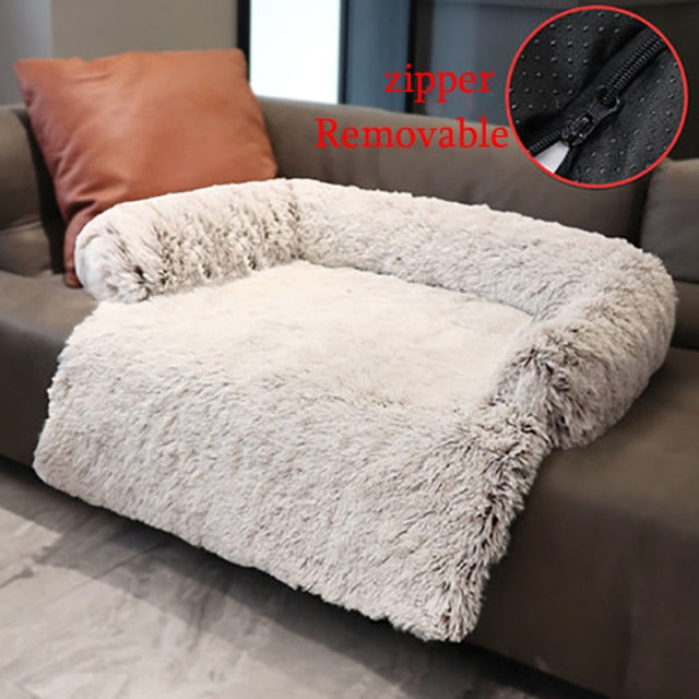 Calming Furniture Protector for Dogs & Pets Soft and Washable Dog Mat for Sofa Bed Couch