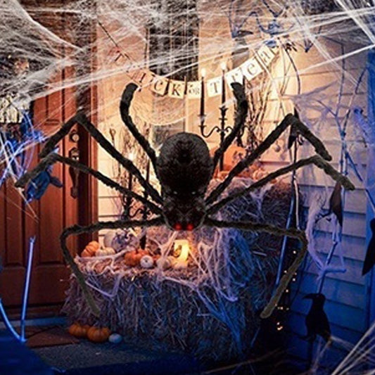 Halloween haunted house decoration props indoor and outdoor giant spider horror party  Indoor Outdoor Decor