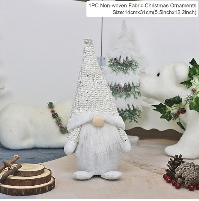 Frigg Santa Faceless Doll/christmas Home Decorations Gifts, Xmas Noel Stuffed Gnom Gifts